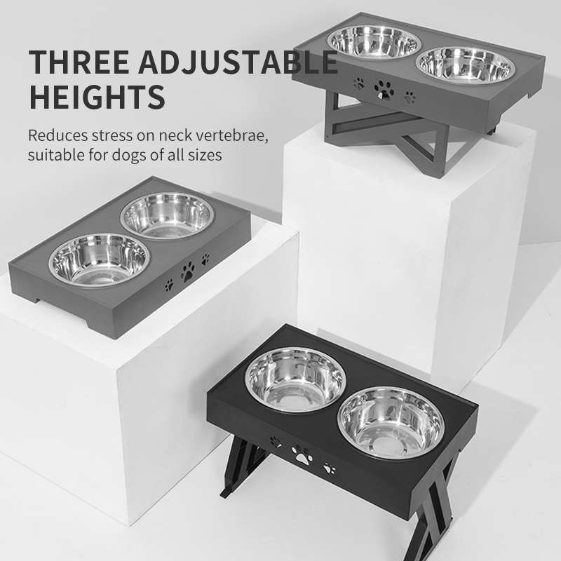 Elevated Dog Bowls 3 Adjustabl - Royal Canin Food Medium recension och pris