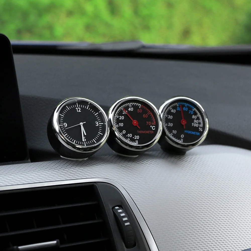 Mini Car Digital Clock With Th - Digital Hygrometer Probe recension och pris