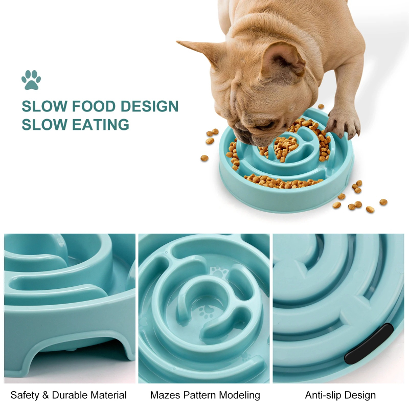 Pet Dog Slow Feeder Bowl Fun N - Royal Canin Food Medium recension och pris