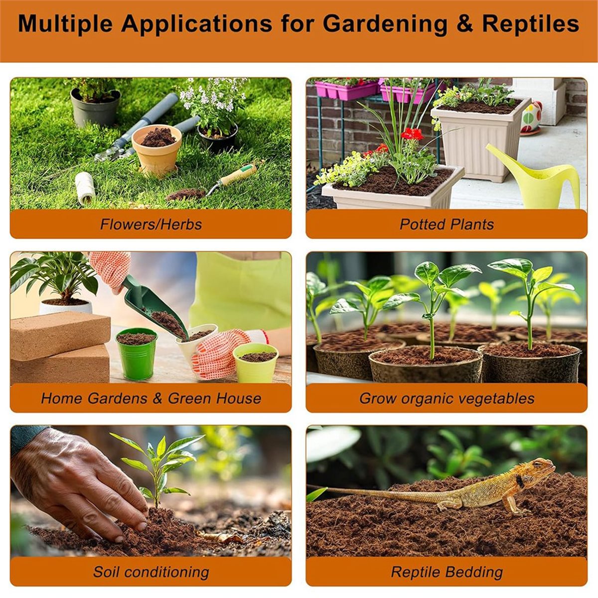 HITL 3 Pack Bricks, for Plants - Substrate Coconut Fiber recension och pris