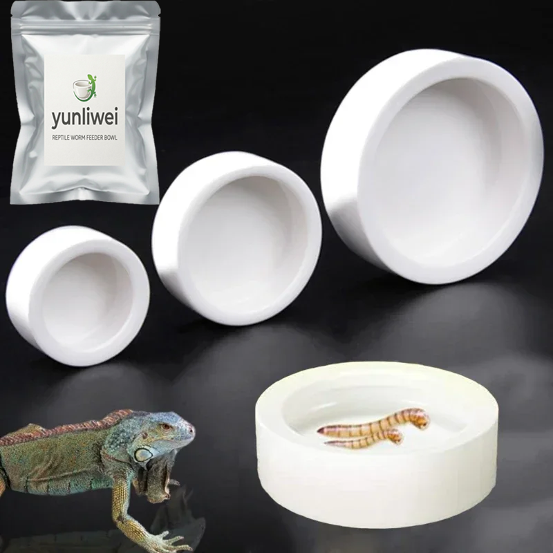 Reptile Food Bowl Anti-Escape  - Water Dish Reptile recension och pris